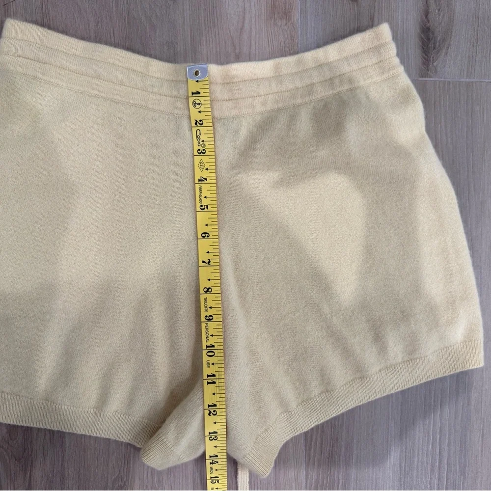 INTERMIX High Waist Tan Women's Shorts - Picture 8 of 11